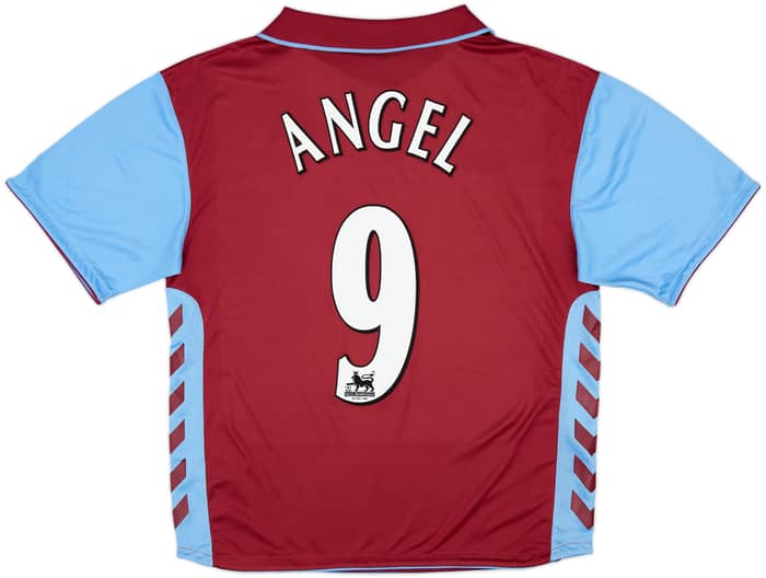 2006-07 Aston Villa Home Shirt Angel #9 - 8/10 - (L)