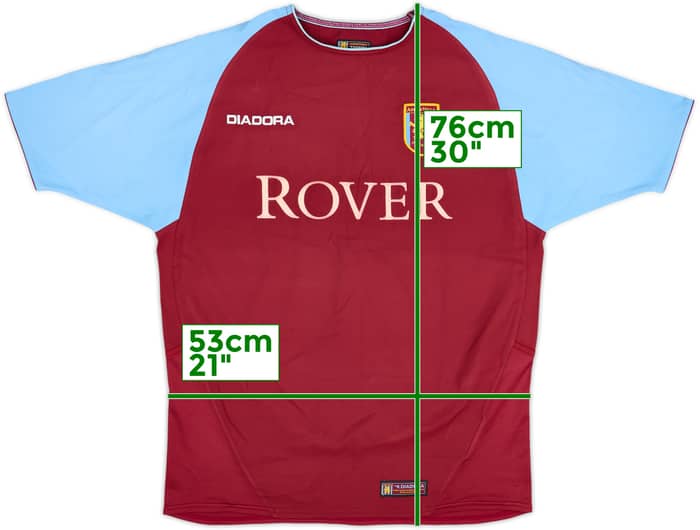 2003-04 Aston Villa Home Shirt - 8/10 - (S)
