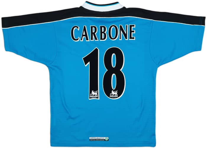 1998-99 Aston Villa Away Shirt Carbone #18 - 10/10 - (S)