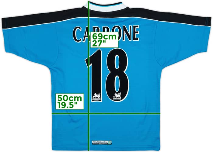 1998-99 Aston Villa Away Shirt Carbone #18 - 10/10 - (S)