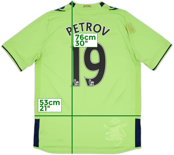 2012-13 Aston Villa Away Shirt Petrov #19 - 7/10 - (L)