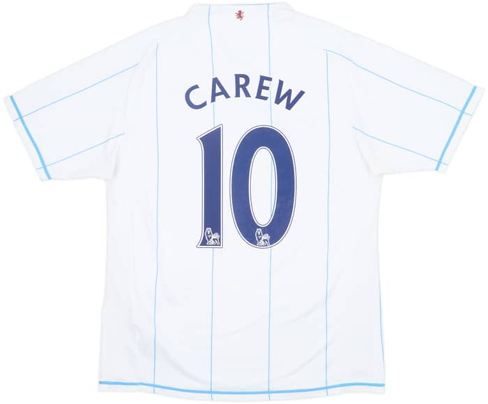 2007-08 Aston Villa Away Shirt Carew #10 - 6/10 - (M)