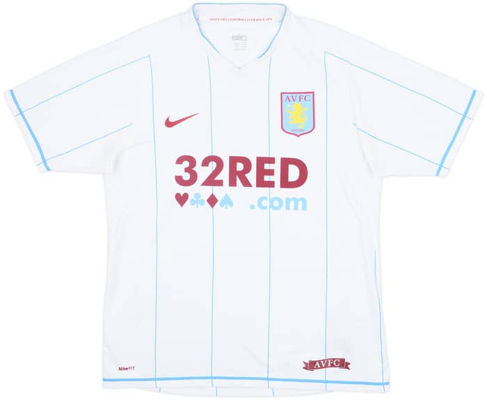 2007-08 Aston Villa Away Shirt Carew #10 - 6/10 - (M)