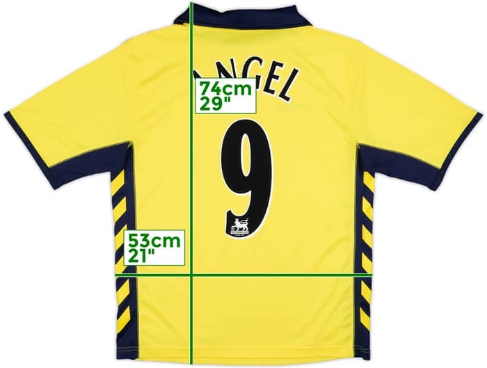 2005-06 Aston Villa Away Shirt Angel #9 - 8/10 - (L)