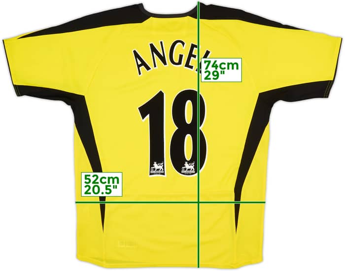 2003-04 Aston Villa Away Shirt Angel #18 - 8/10 - (S)