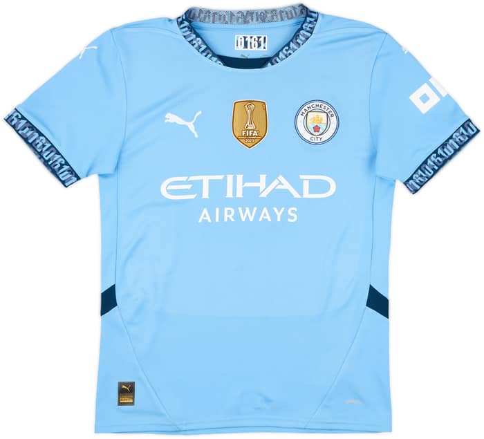 2024-25 Manchester City Home Shirt Haaland #9 - 8/10 - (S)