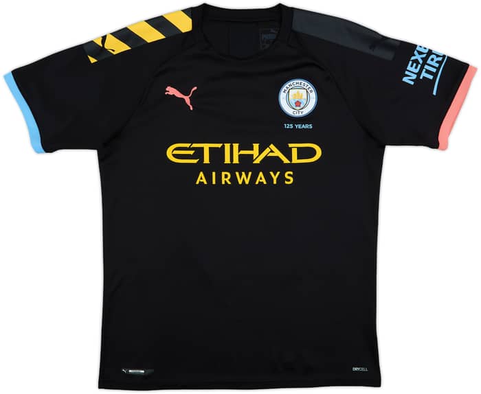 2019-20 Manchester City Away Shirt Kun Aguero #10 - 8/10 - (M)