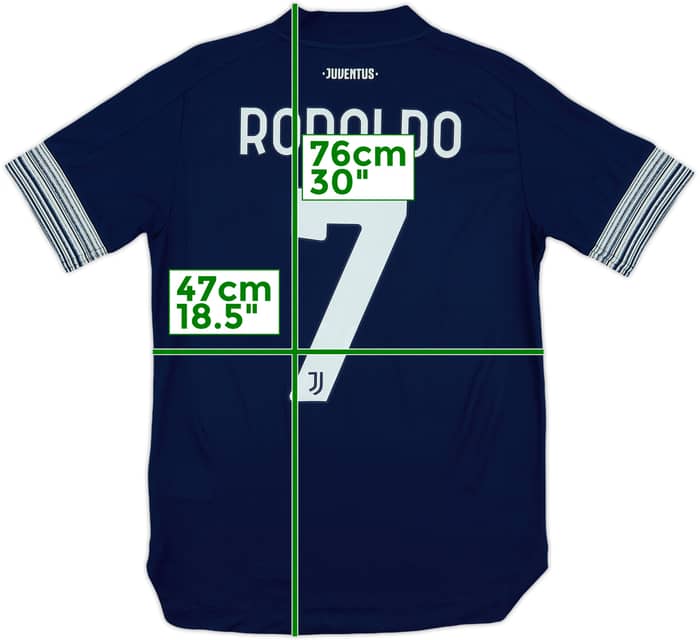 2020-21 Juventus Authentic Away Shirt Ronaldo #7 - 10/10 - (S)