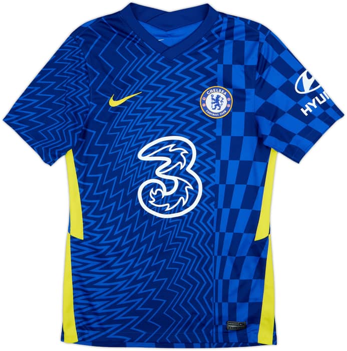 2021-22 Chelsea Home Shirt Kante #7 - 8/10 - (S)