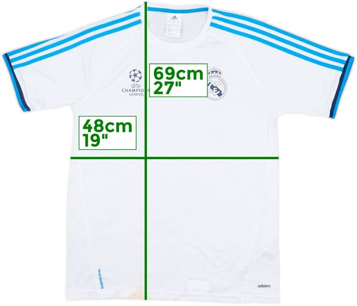 2015-16 Real Madrid adizero Training Shirt - 5/10 - (S)
