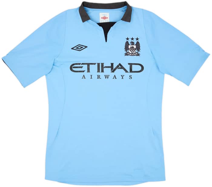 2012-13 Manchester City Home Shirt Kun Aguero #16 - 6/10 - (S)