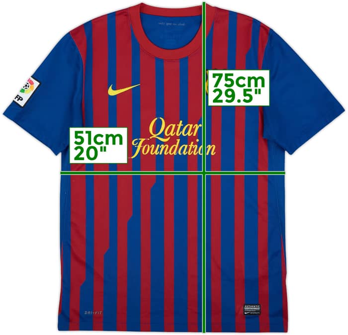2011-12 Barcelona Home Shirt - 5/10 - (M)