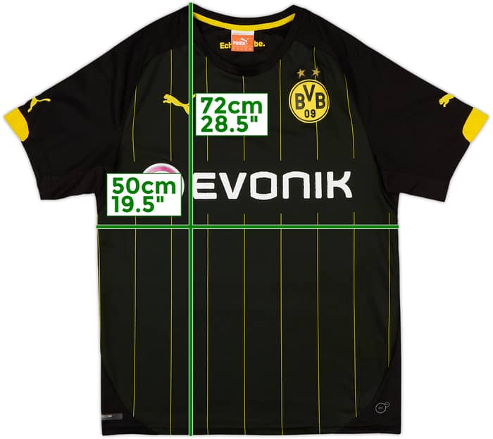 2014-16 Borussia Dortmund Camiseta Visitante - 6/10 - (M)