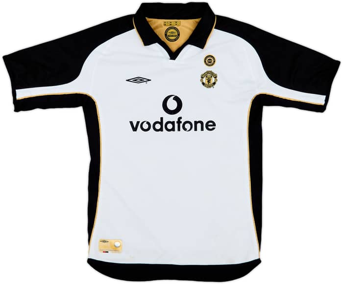 2001-02 Manchester United Centenary Away/Third Shirt - 8/10 - (L.Boys)