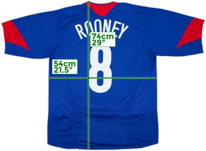 2005-06 Manchester United Away Shirt Rooney #8 - 8/10 - (L)