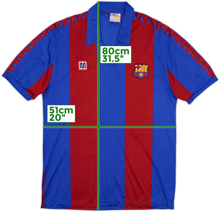1984-89 Barcelona Home Shirt - 5/10 - (L)
