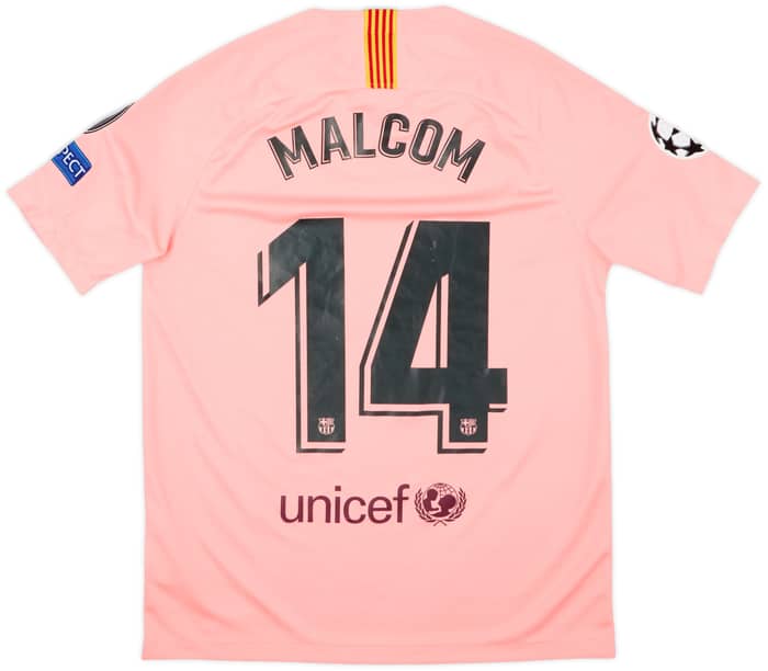 2018-19 Barcelona Third Shirt Malcolm #14 - 8/10 - (M)