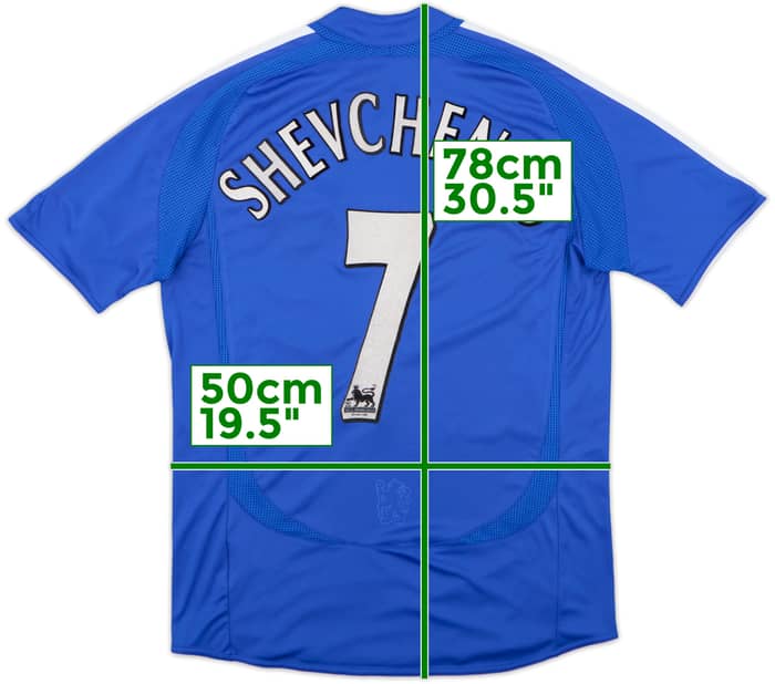 2006-08 Chelsea Home Shirt Shevchenko #7 - 6/10 - (M)
