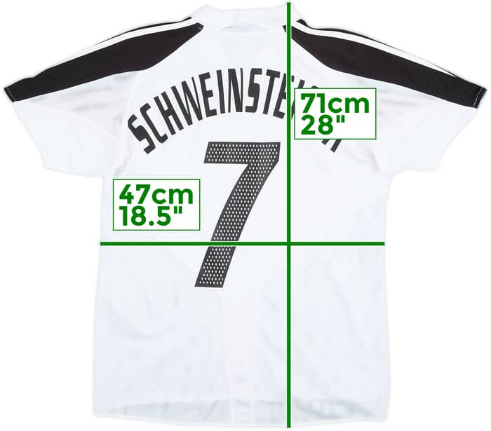 2004-05 Germany Home Shirt Schweinsteiger #7 - 8/10 - (XL.Boys)