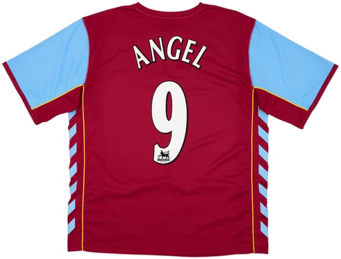 2005-06 Aston Villa Home Shirt Angel #9 - 9/10 - (XL)
