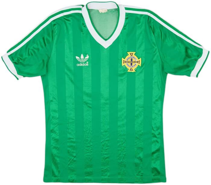 1980s adidas (Northern Ireland) Template Shirt #9 - 7/10 - (M)