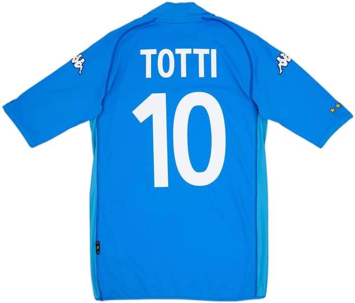 2002 Italy Home Shirt Totti #10 - 5/10 - (XL)