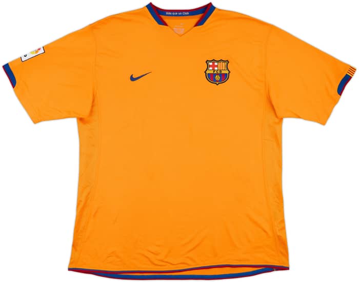 2006-08 Barcelona Away Shirt Ronaldinho #10 - 9/10 - (XL)