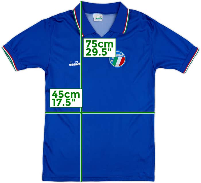 1986-91 Italy Home Shirt #15 - 10/10 - (M)