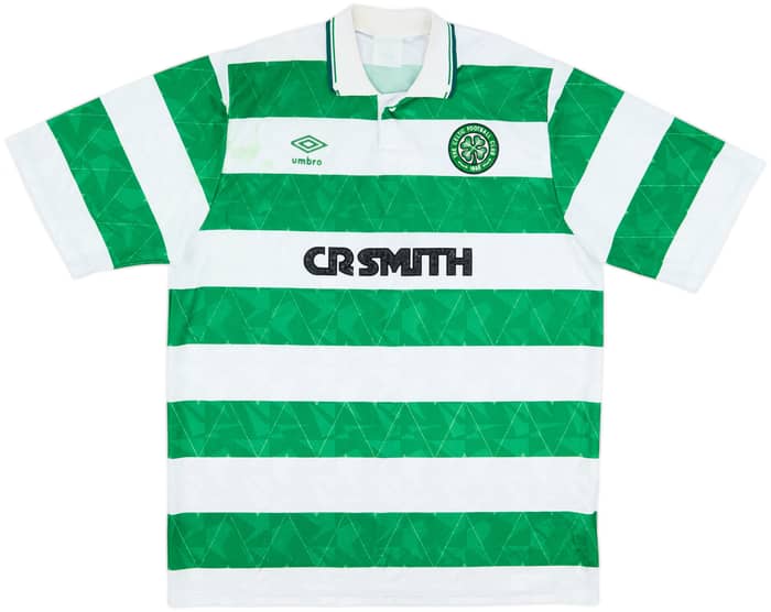 1989-91 Celtic Home Shirt - 7/10 - (L/XL)