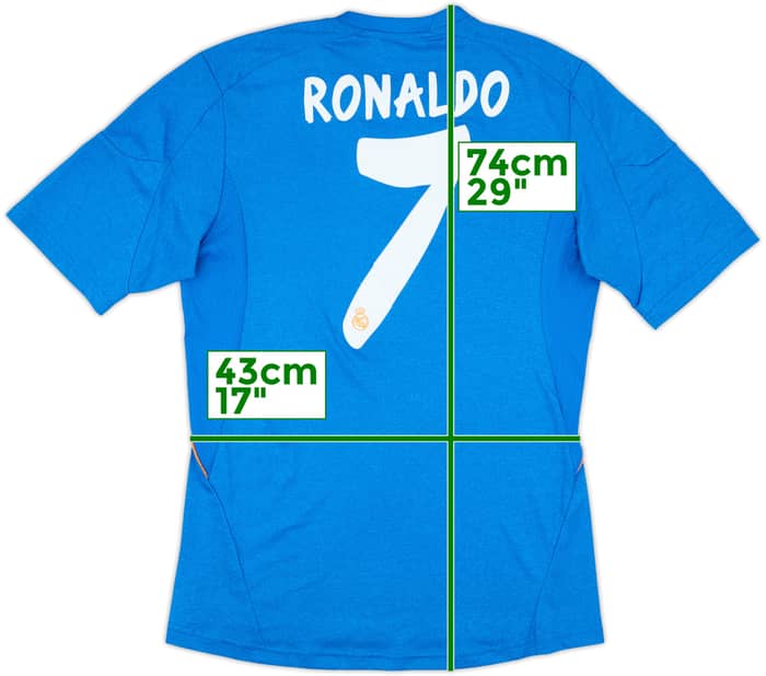 2013-14 Real Madrid Away Shirt Ronaldo #7 - 8/10 - (S)