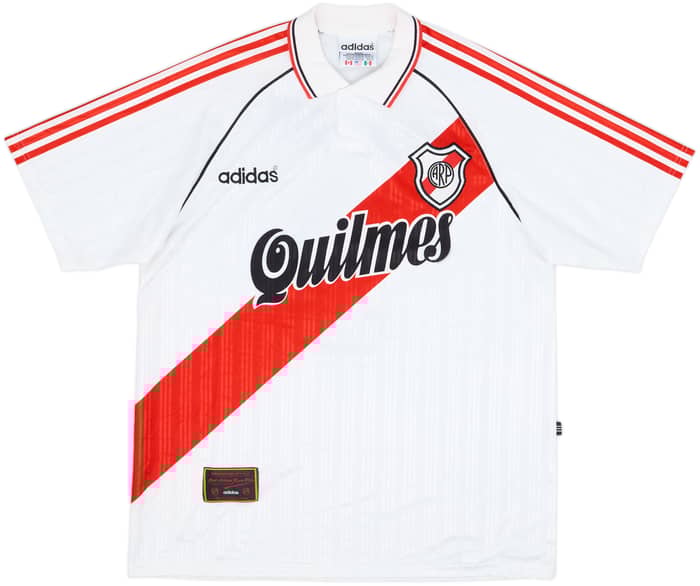 1995-96 River Plate Home Shirt #8 - 8/10 - (XL)