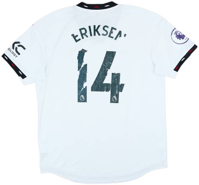 2022-23 Manchester United Authentic Away Shirt Eriksen #14 - 3/10 - (L)