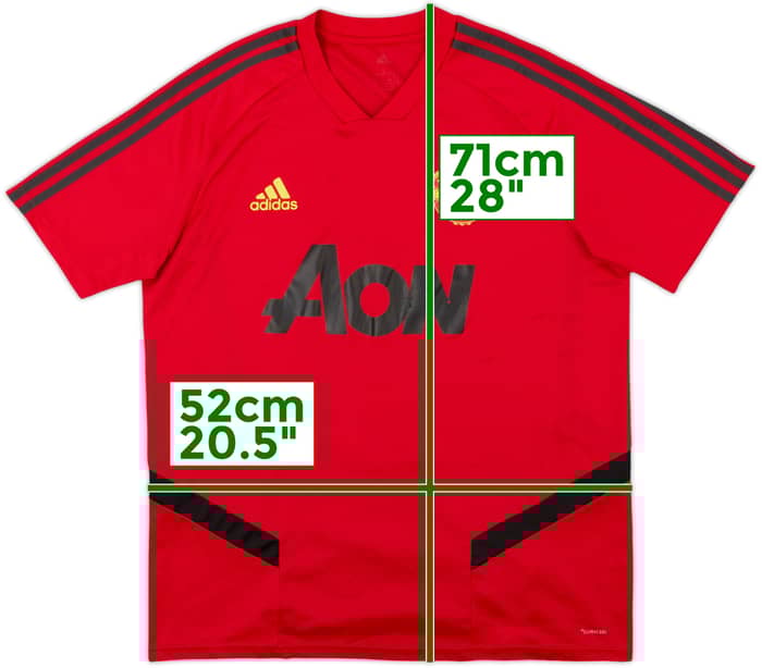 2019-20 Manchester United adidas Training Shirt - 5/10 - (L)
