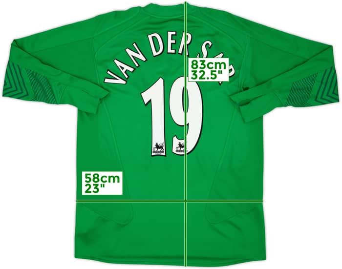 2005-06 Manchester United GK Shirt Van Der Sar #19 - 8/10 - (XL)