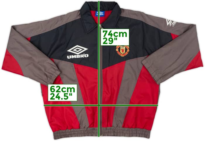 1994-95 Manchester United Umbro Track Jacket - 9/10 - (XL)
