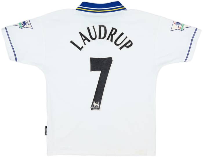 1998-00 Chelsea Away Shirt Laudrup #7 - 7/10 - (L.Boys)