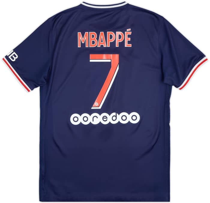 2020-21 Paris Saint-Germain Home Shirt Mbappe #7 - 7/10 - (M)