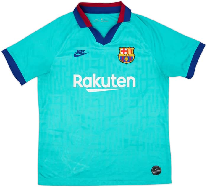2019-20 Barcelona Tercera Camiseta de Liga de Campeones Messi #10 - 8/10 - (L)