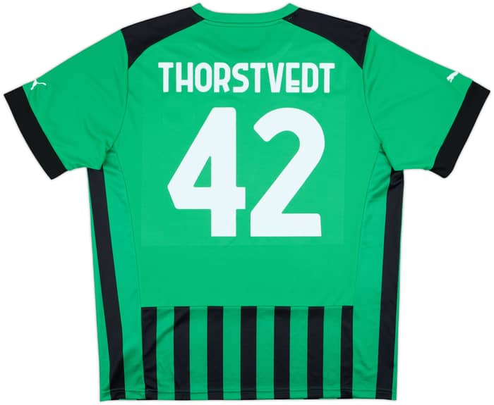 2022-23 Sassuolo Home Shirt Thorstvedt #42 - 10/10 - (XL)