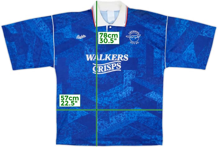 1990-92 Leicester Home Shirt - 8/10 - (M)