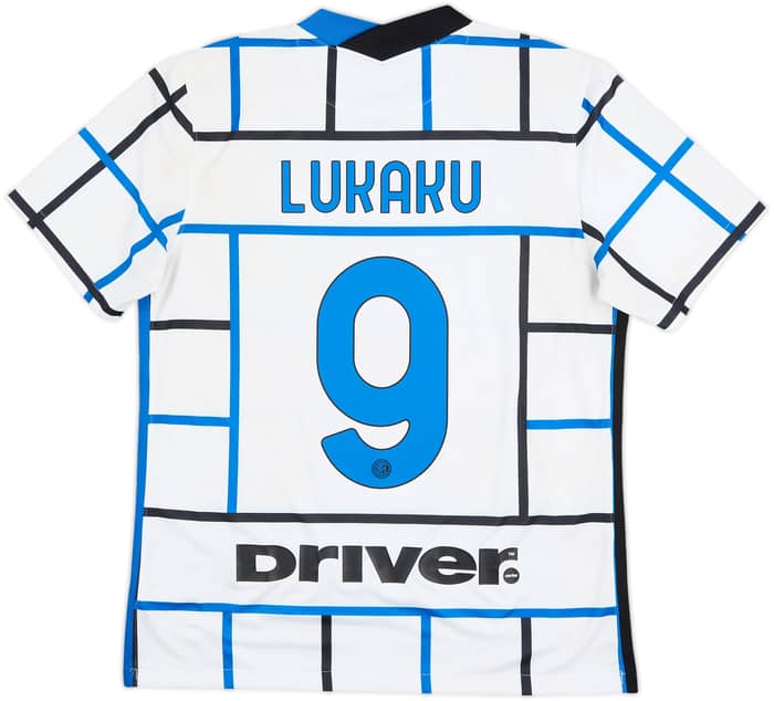 2020-21 Inter Milan Away Shirt Lukaku #9 - 5/10 - (L)