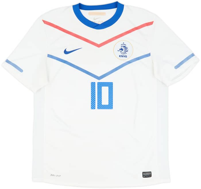 2010-11 Netherlands Away Shirt Sneijder #10 - 7/10 - (L)