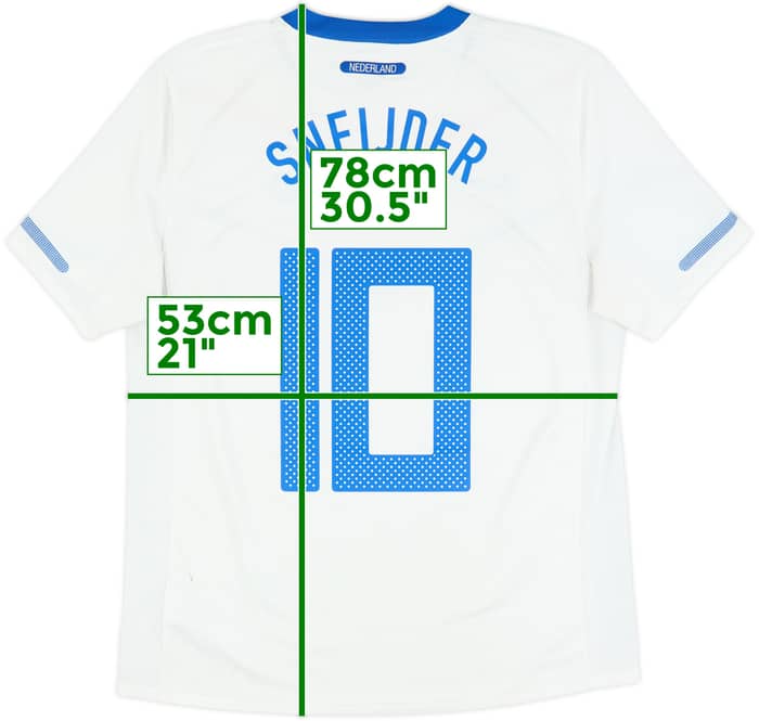 2010-11 Netherlands Away Shirt Sneijder #10 - 7/10 - (L)