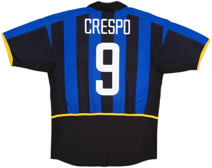 2002-03 Inter Milan Home Shirt Crespo #9 - 6/10 - (M)
