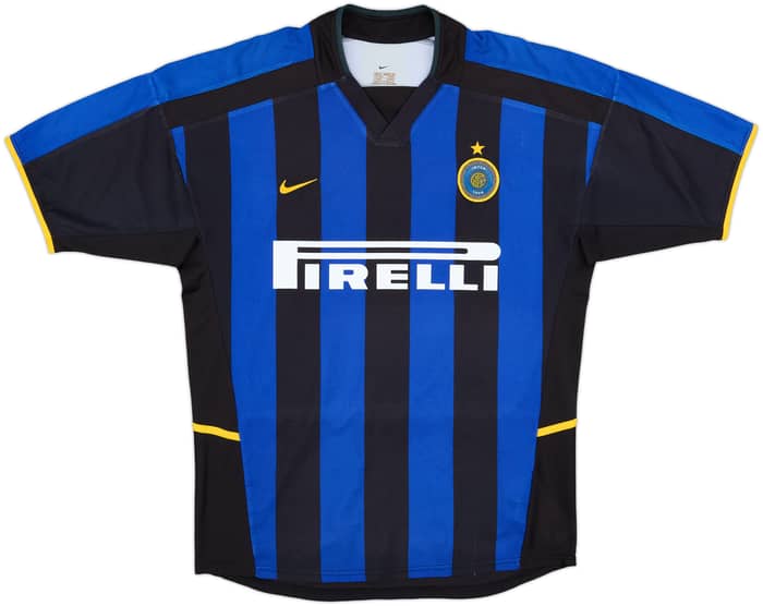 2002-03 Inter Milan Home Shirt Crespo #9 - 6/10 - (M)