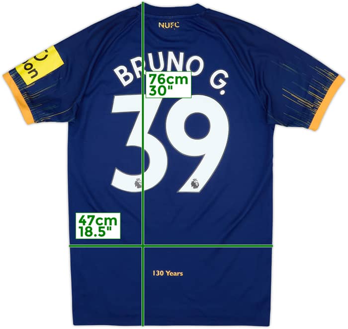 2022-23 Newcastle Away Shirt Bruno G. #39 - 8/10 - (S)