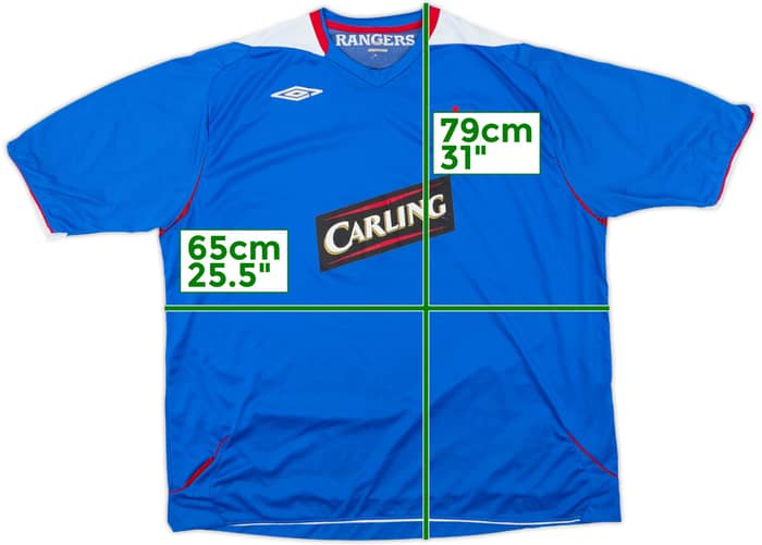 2006-07 Rangers Home Shirt - 6/10 - (3XL)