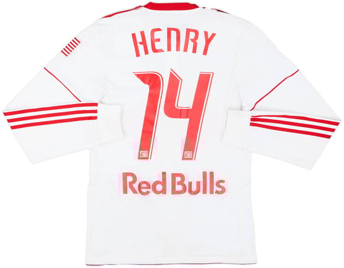 2010 New York Red Bulls Home L/S Shirt Henry #14 - 4/10 - (S)
