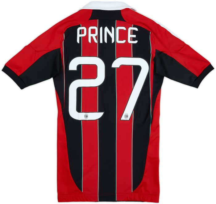 2012-13 AC Milan TechFit Player Issue Home Shirt Prince #27 - 6/10 - (M)