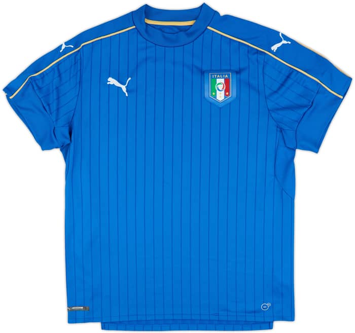 2016-17 Italy Home Shirt - 8/10 - (XL)